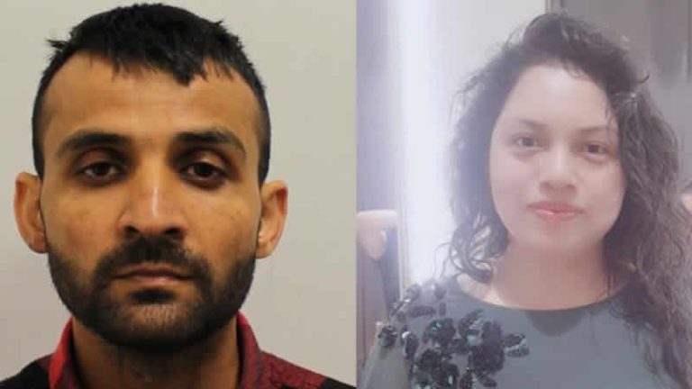 Londra’da eşini canice katleden bakkal cenazedeki hareketlerinden yakayı ele verdi