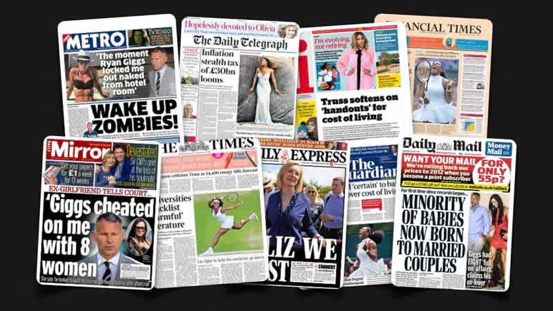 10 Ağustos Çarşamba: İngiltere gazetelerinden öne çıkan manşetler