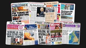 12 Ağustos Cuma: İngiltere gazetelerinden öne çıkan manşetler