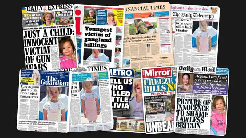  24 Ağustos Çarşamba: İngiltere gazetelerinden öne çıkan manşetler