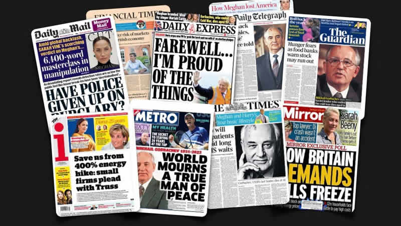  31 Ağustos Çarşamba: İngiltere gazetelerinden öne çıkan manşetler