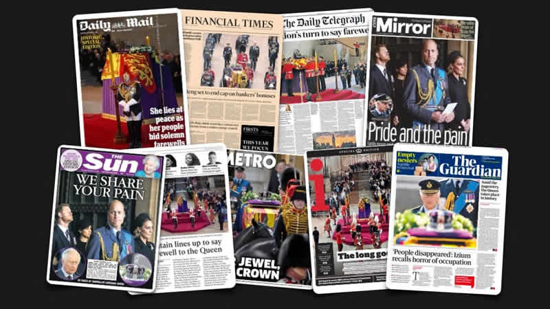  15 Eylül Perşembe: İngiltere gazetelerinden öne çıkan manşetler