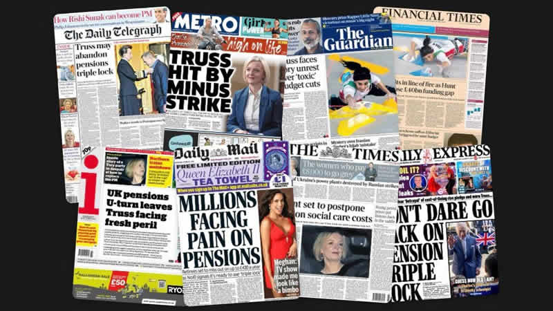  19 Ekim Çarşamba: İngiltere gazetelerinden öne çıkan manşetler