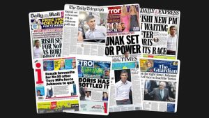 24 Ekim Pazartesi: İngiltere gazetelerinden öne çıkan manşetler