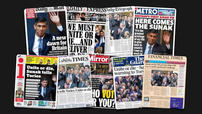  25 Ekim Salı: İngiltere gazetelerinden öne çıkan manşetler