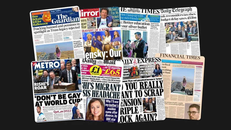  27 Ekim Perşembe: İngiltere gazetelerinden öne çıkan manşetler