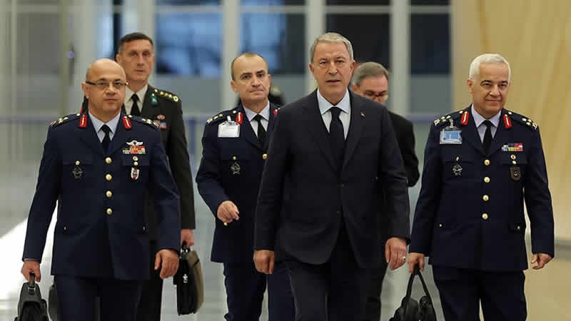 Bakan Akar, ABD, Almanya, Fransa ve İngiltere Savunma Bakanları ile görüştü