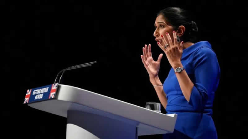 İngiltere İçişleri Bakanı Suella Braverman istifa etti