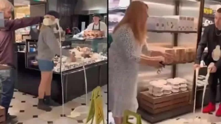 İngiltere’de vegan aktivistlerden ‘süt dökme’ eylemi