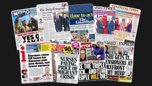 15 Kasım Salı: İngiltere gazetelerinden öne çıkan manşetler