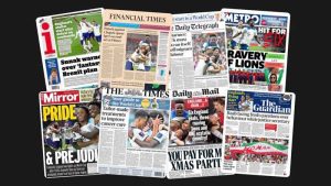 22 Kasım Salı: İngiltere gazetelerinden öne çıkan manşetler