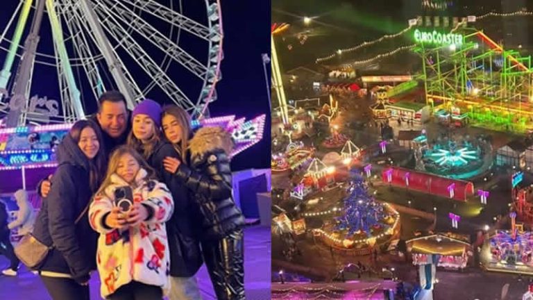 Acun Ilıcalı, çocuklarıyla birlikte Londra Hyde Park’ta eğlendi