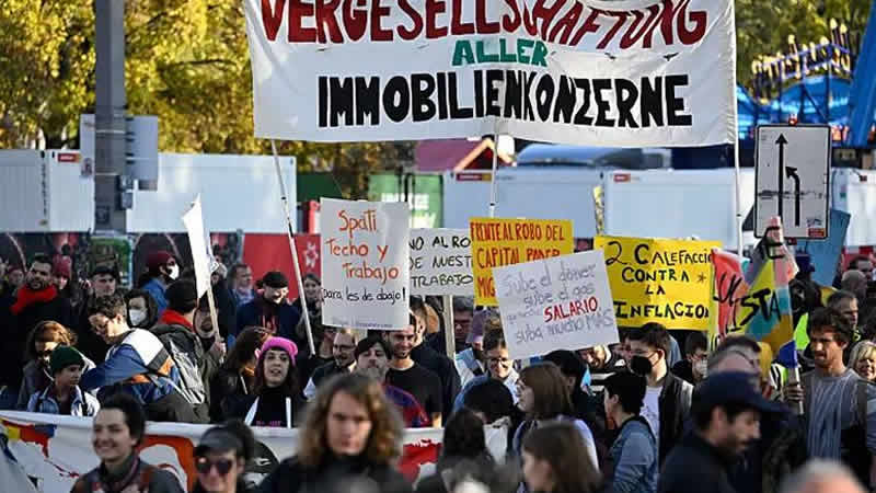 Almanya’da hayat pahalılığı protestosu: “Artık kebap almaya bile gücümüz yetmiyor”