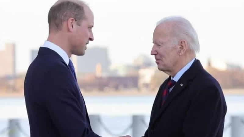 Prens Williams, ABD Başkanı Biden ile bir araya geldi