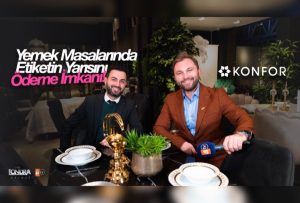 Yemek masalarında etiketin yarısını ödeme avantajı…