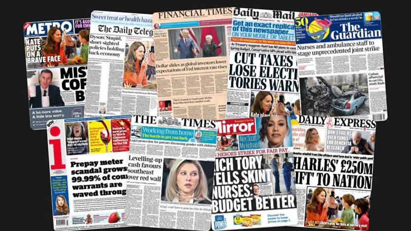 19 Ocak Perşembe: İngiltere gazetelerinden öne çıkan manşetler