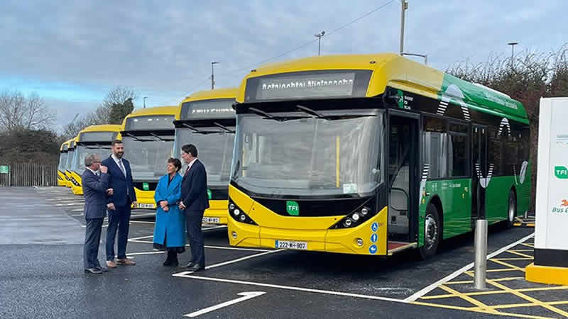 İrlanda’da tamamen elektrikli otobüs hizmeti başlıyor