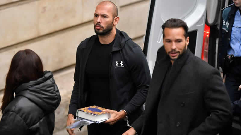 Romanya’da hakim karşısına çıkan Andrew Tate, mahkemeye Kuran getirdi