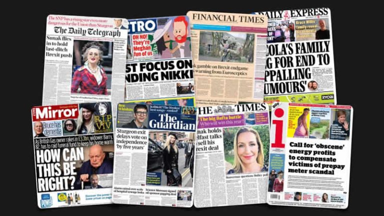 17 Şubat Cuma: İngiltere gazetelerinden öne çıkan manşetler