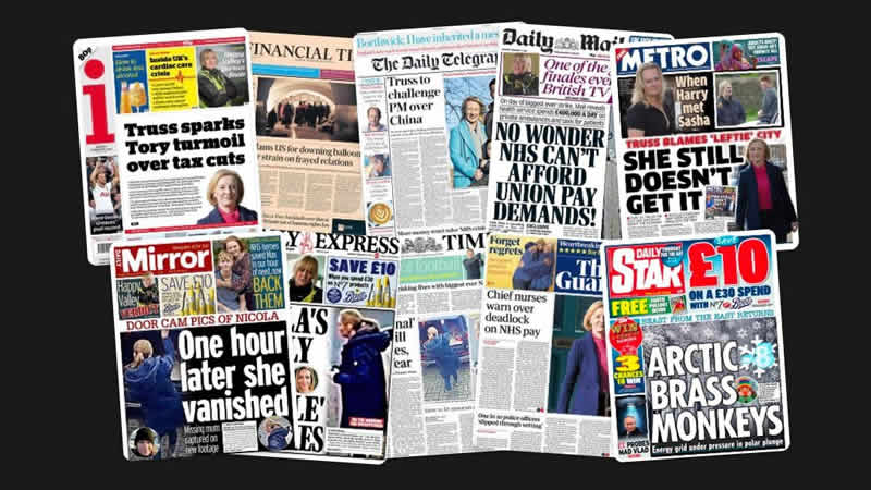 6 Şubat Pazartesi: İngiltere gazetelerinden öne çıkan manşetler