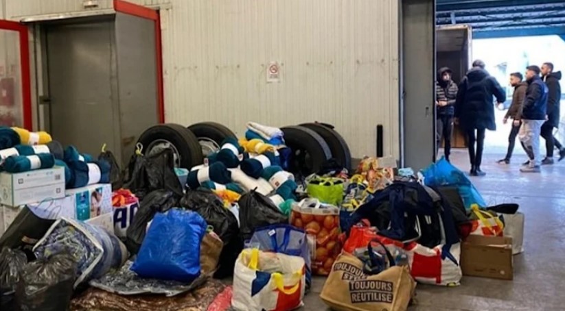 Fransa’daki gurbetçilerin yardımları deprem bölgesine ulaştı