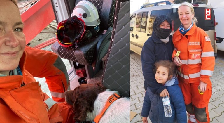 İngiliz arama kurtarma personelinden yürekleri ısıtan paylaşım