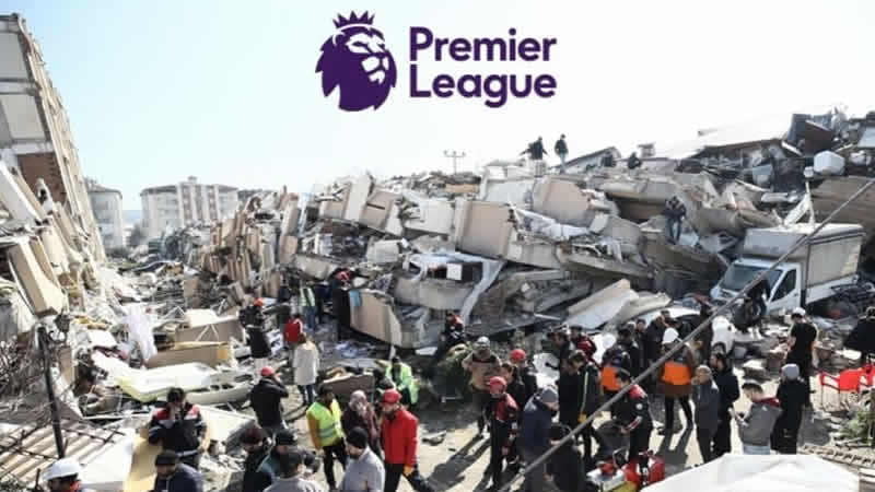 İngiltere Premier Lig’inden depremzedelere destek!