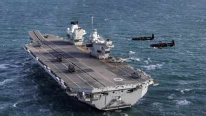 Queen Elizabeth, Çin’e ait casus denizaltını takibe aldı