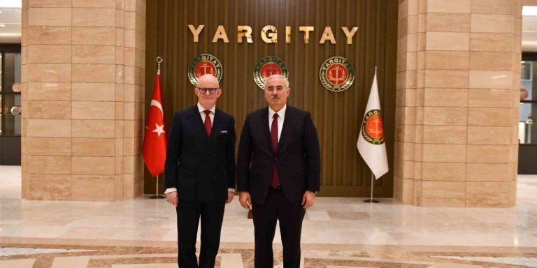 Yargıtay Başkanı Akarca, İngiltere Başsavcısı Hill’i kabul etti