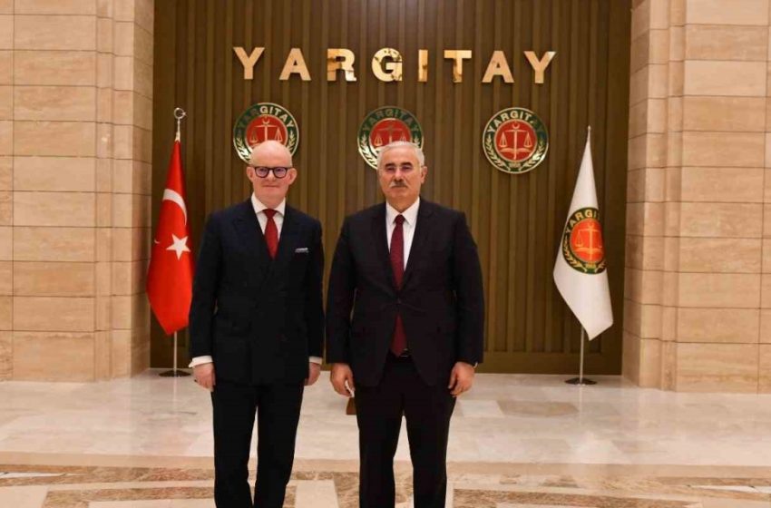 Yargıtay Başkanı Akarca, İngiltere Başsavcısı Hill’i kabul etti