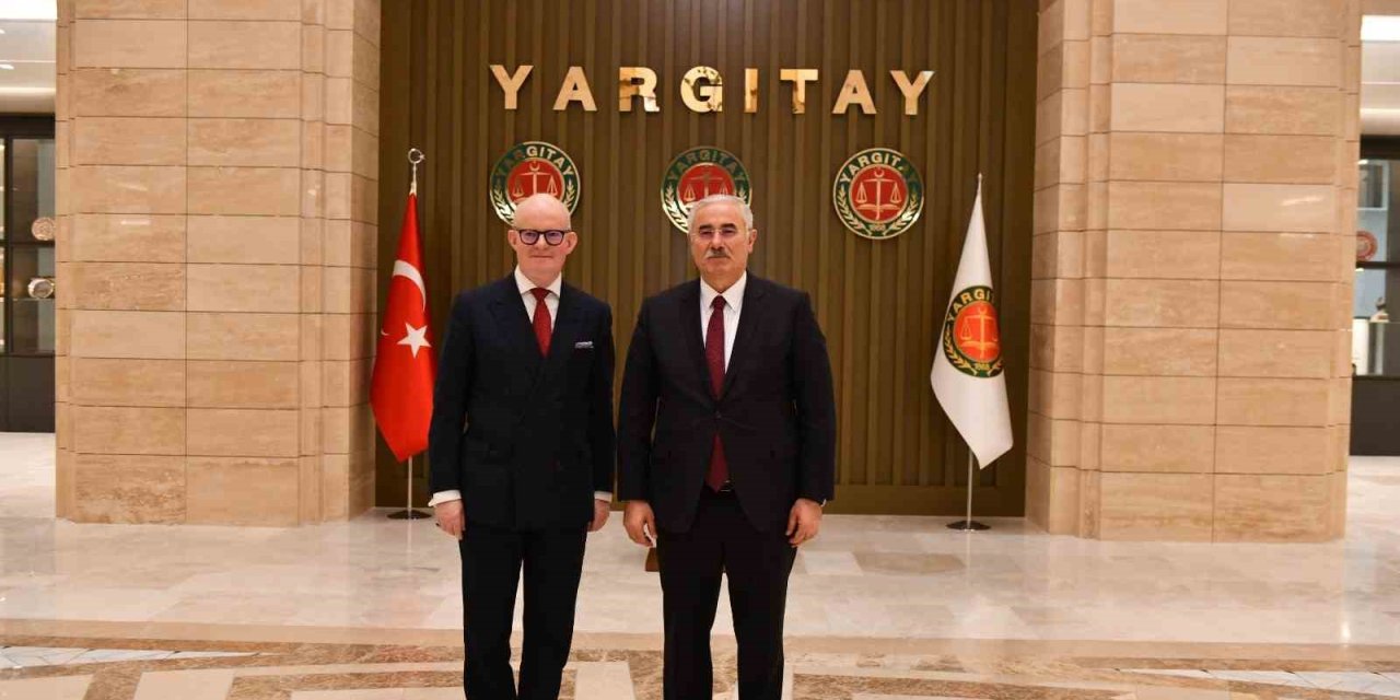 Yargıtay Başkanı Akarca, İngiltere Başsavcısı Hill'i kabul etti