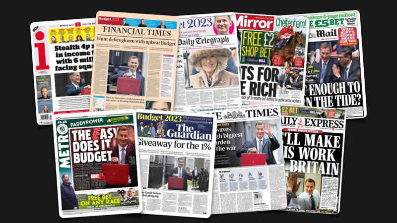  16 Mart Perşembe: İngiltere gazetelerinden öne çıkan manşetler