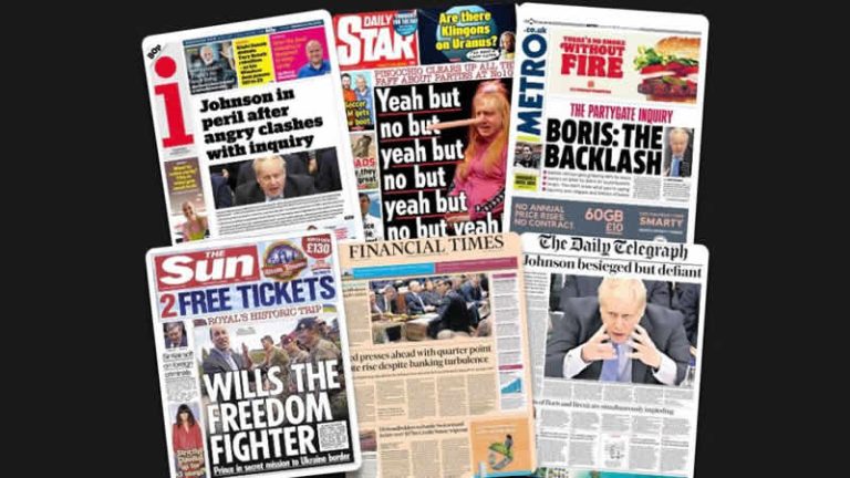 23 Mart Perşembe: İngiltere gazetelerinden öne çıkan manşetler