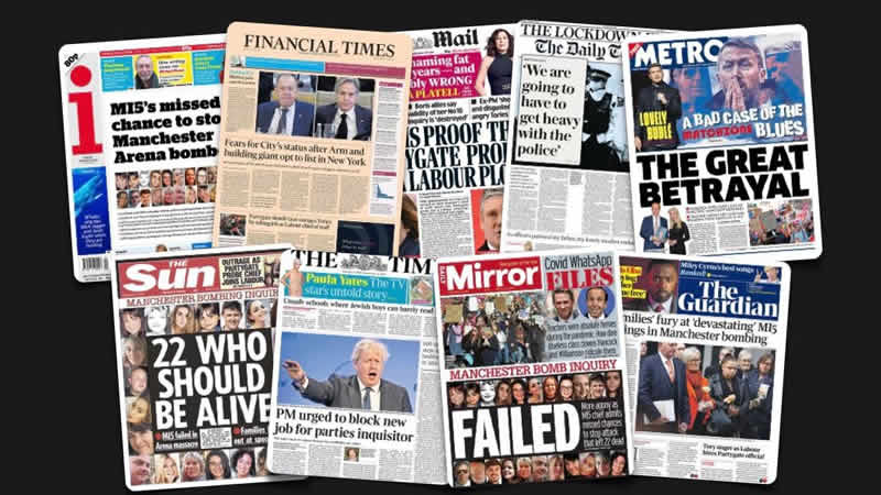  3 Mart Cuma: İngiltere gazetelerinden öne çıkan manşetler