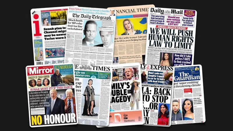 7 Mart Salı: İngiltere gazetelerinden öne çıkan manşetler