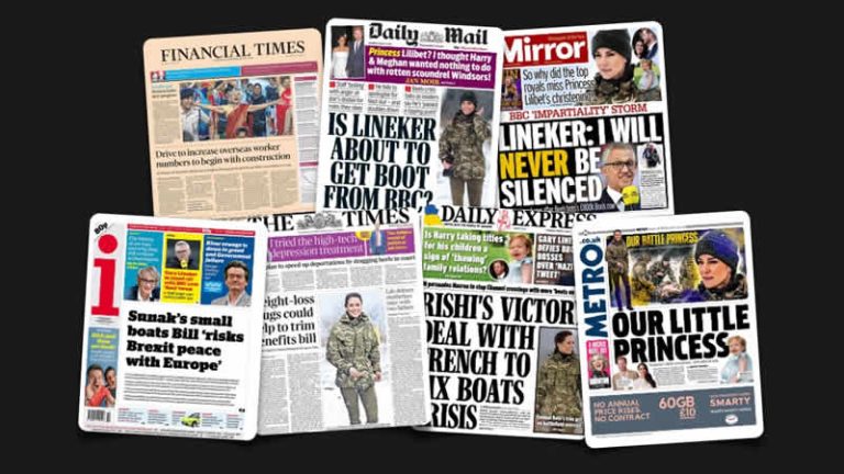 9 Mart Perşembe: İngiltere gazetelerinden öne çıkan manşetler