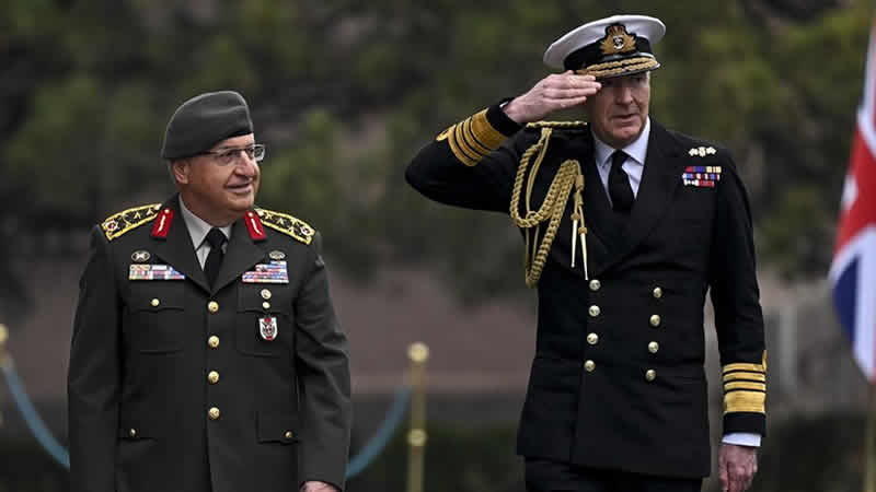 Genelkurmay Başkanı Güler, BK Genelkurmay Başkanı Radakin ile görüştü