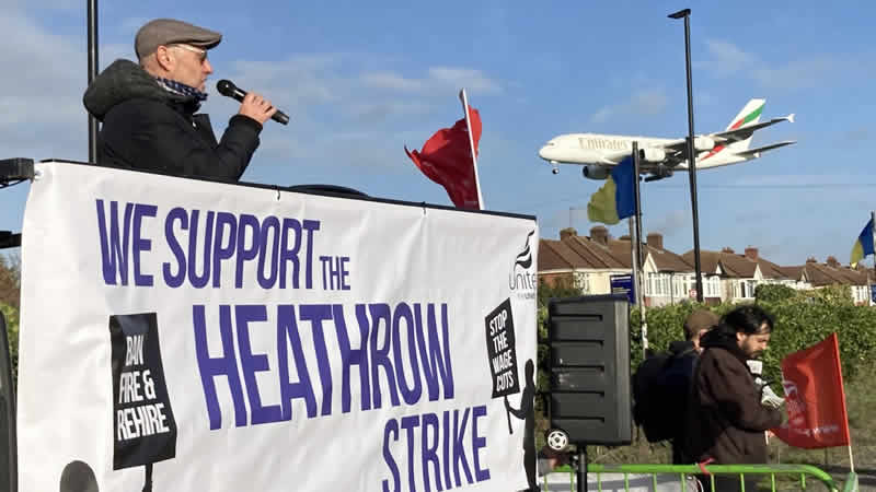 Grev nedeniyle Heathrow’daki 300 uçuş iptal edildi