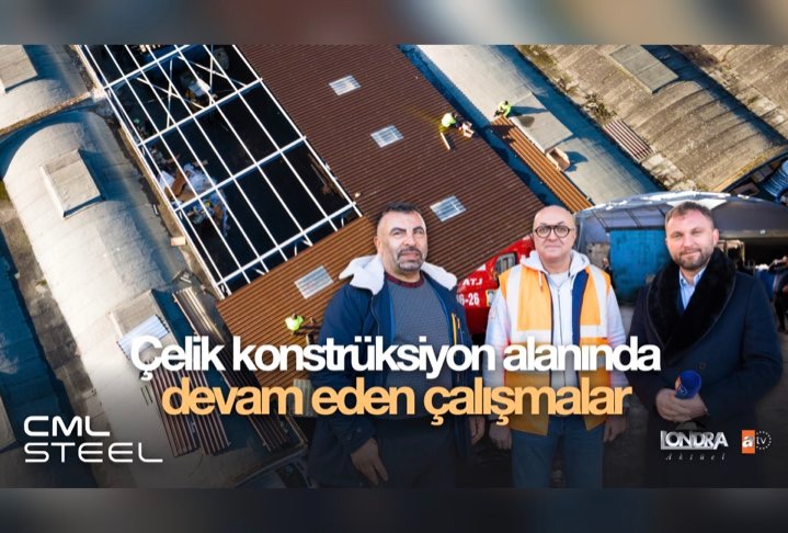 Çelik konstrüksiyon alanında devam eden çalışmalar…
