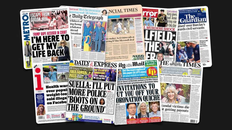 27 Nisan Perşembe: İngiltere gazetelerinden öne çıkan manşetler