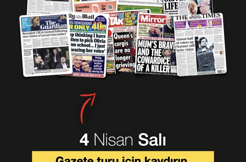  4 Nisan Salı: İngiltere gazetelerinden öne çıkan manşetler