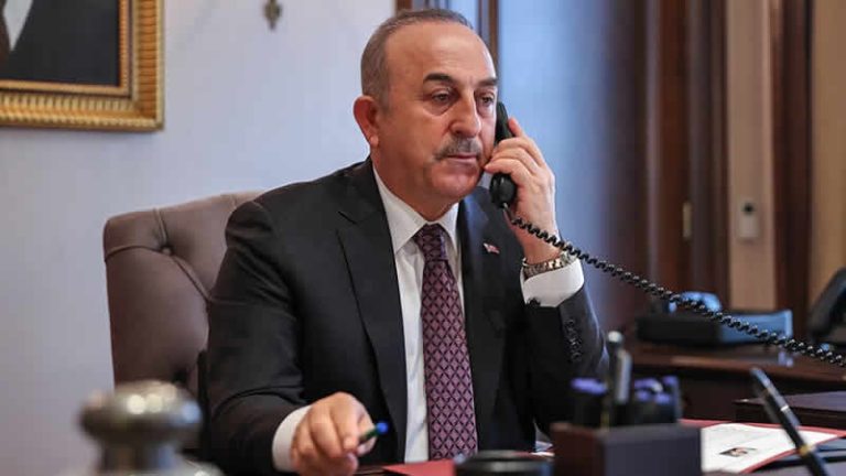 Bakan Çavuşoğlu, İngiliz mevkidaşı Cleverly ile görüştü