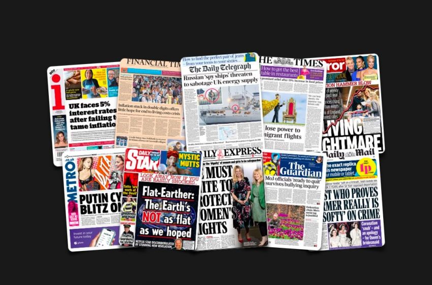  20 Nisan Perşembe: İngiltere gazetelerinden öne çıkan manşetler