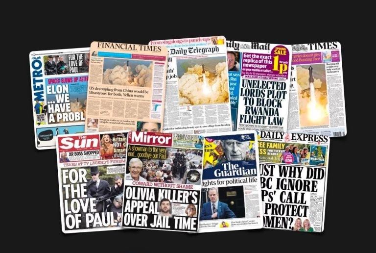 21 Nisan Cuma: İngiltere gazetelerinden öne çıkan manşetler