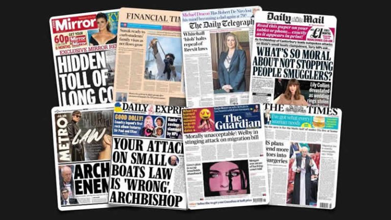 11 Mayıs Perşembe: İngiltere gazetelerinden öne çıkan manşetler