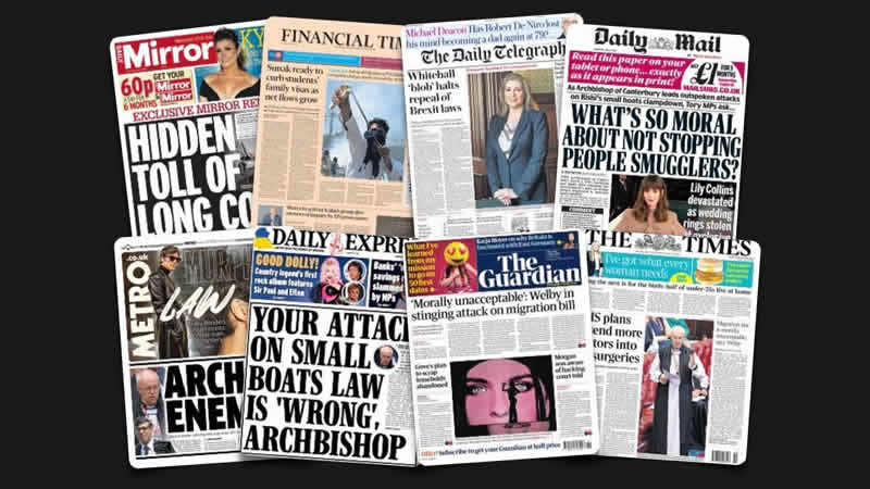  11 Mayıs Perşembe: İngiltere gazetelerinden öne çıkan manşetler