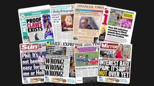 12 Mayıs Cuma: İngiltere gazetelerinden öne çıkan manşetler