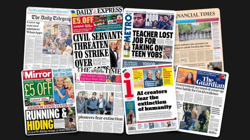  31 Mayıs Çarşamba: İngiltere gazetelerinden öne çıkan manşetler