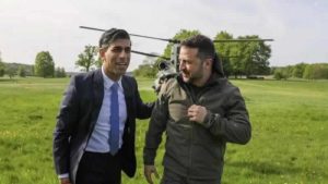 Zelenski, bu kez de İngiltere Başbakanı Sunak ile görüştü