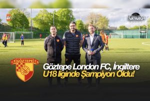 Göztepe London FC, İngiltere U18 liginde şampiyon oldu…
